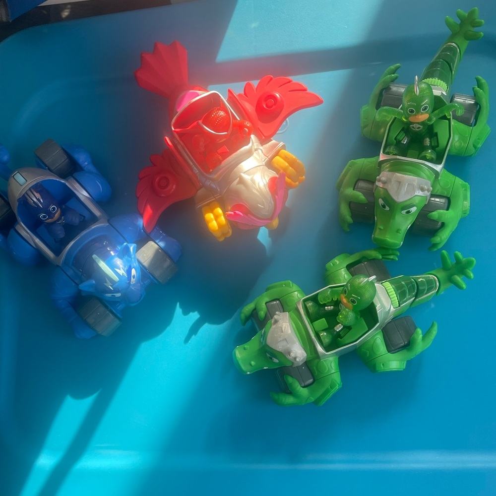 Colorful Toy Vehicles Set